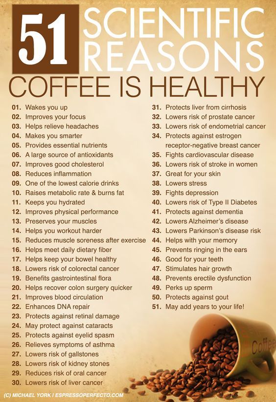 51 scientific reasons coffee is healthy