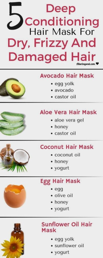 deep conditioning hairs masks for damaged hair
