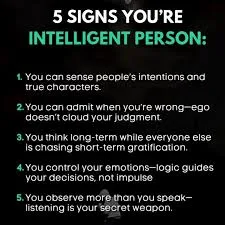 Five Signs of a Highly Intelligent Person to Notice