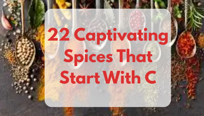 22 Captivating Spices That Start With C