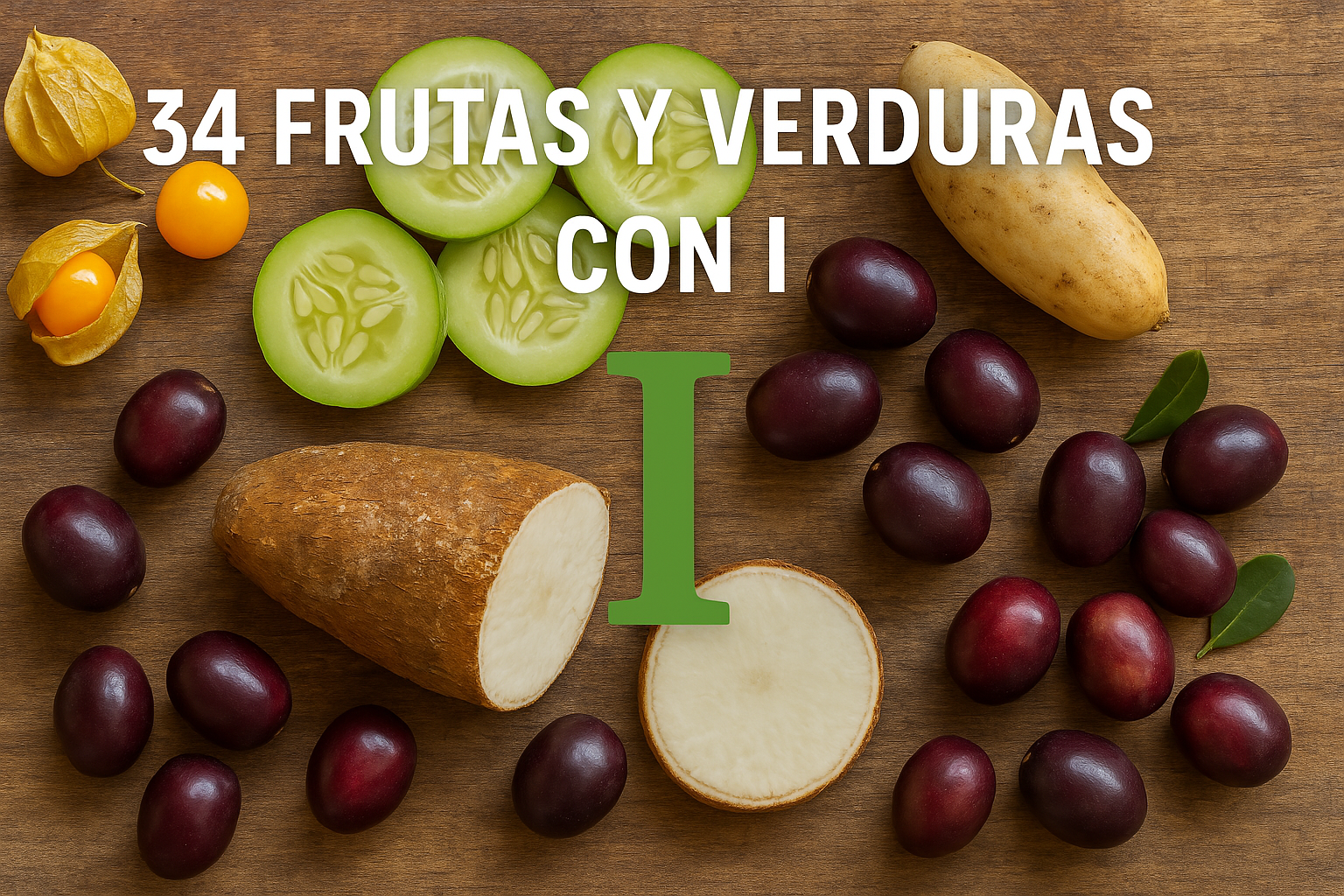 34 Frutta e verdura con I