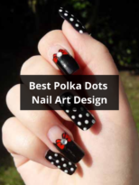 Best Polka Dots Nail Art Design