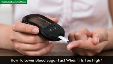 How To Lower Blood Sugar Fast When It Is Too High