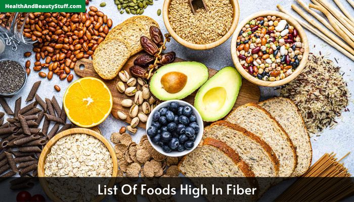 List Of Foods High In Fiber