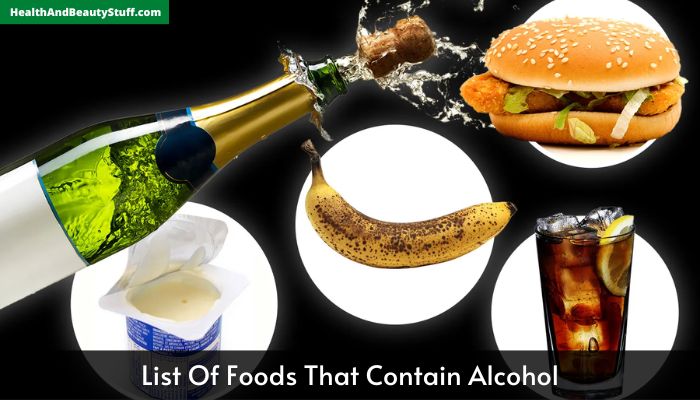 List Of Foods That Contain Alcohol