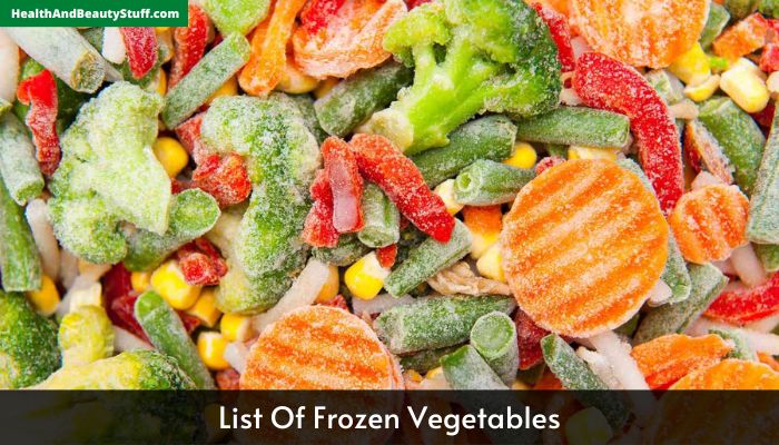 List Of Frozen Vegetables