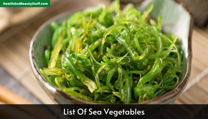 List Of Sea Vegetables