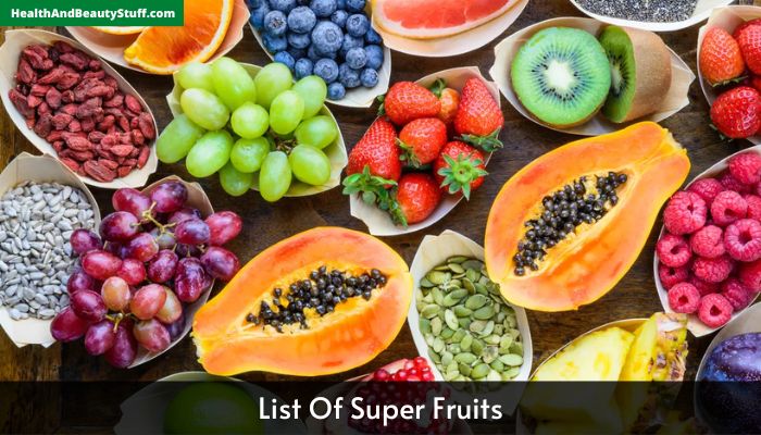 List Of Super Fruits