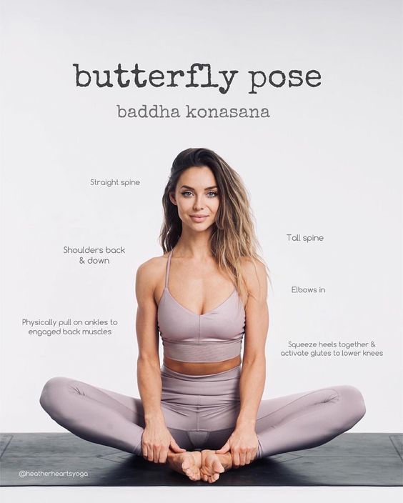 Butterfly - Baddha Konasana yoga pose