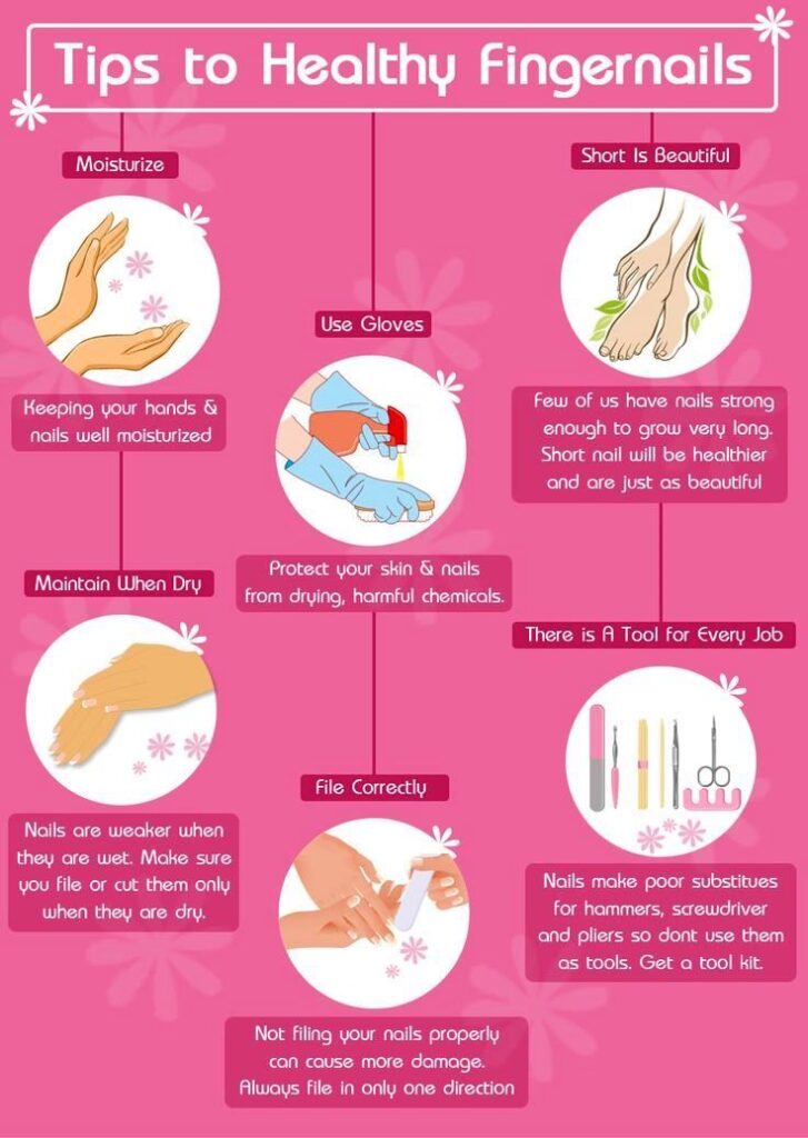 healthy fingernails tips
