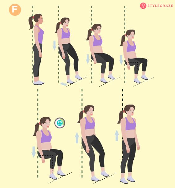 how to Wall Sit Exercise