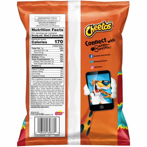 Nutritional Profile of Hot Cheetos