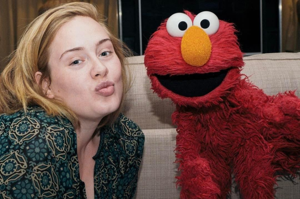 Adele With Elmo