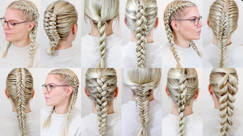 Make braids in all of your hair, and make them small