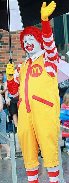 Ronald McDonald Without Face Paint