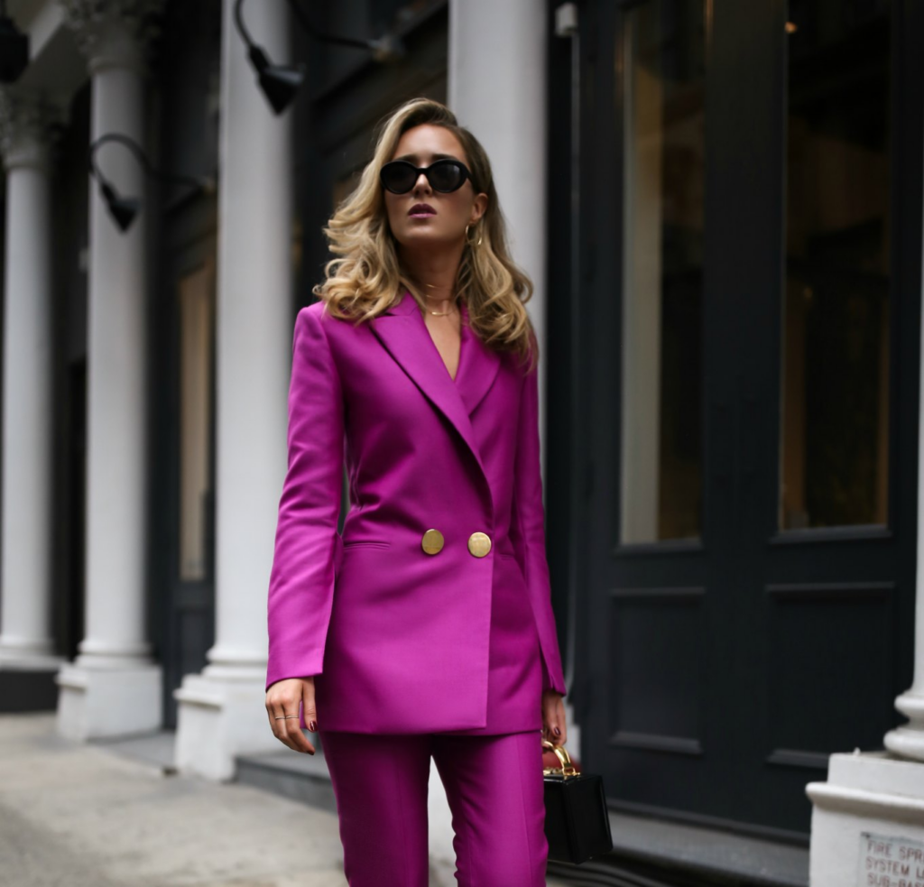 How to Incorporate Purple into Power-Dressing