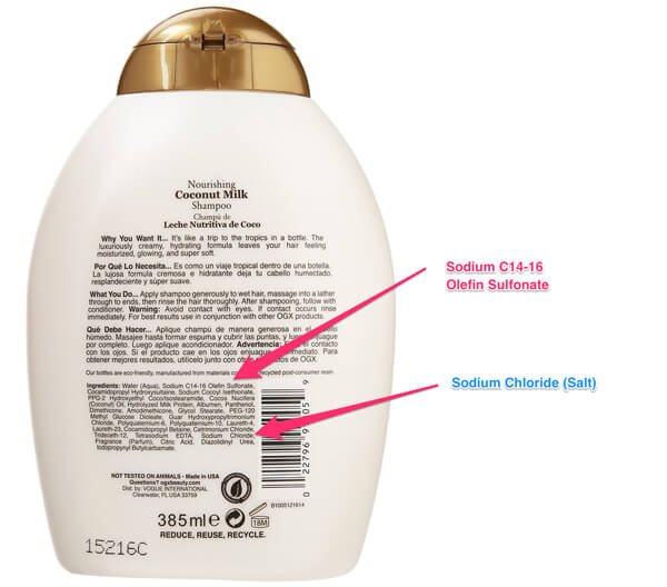 ogx hair products don't use the sulfates